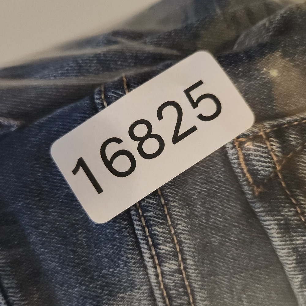 Women's High Rise Flare Leg Jeans Size 5/26 Light Wash Stretchy Blue Soft Denim - Picture 11 of 11